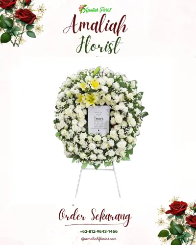 Krans Bunga Duka Cita cimoyan